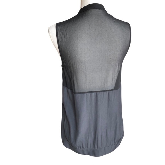 ALLSAINTS Sleeveless Women's Top Silk Japanese Cloth Size 2 - Picture 3 of 11